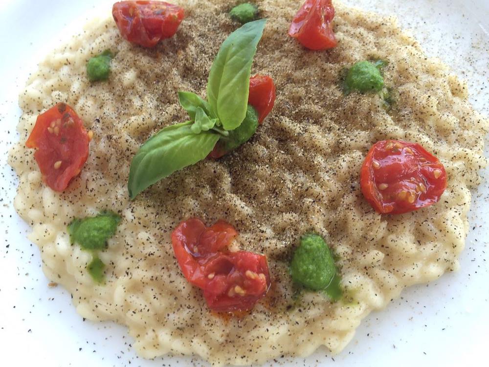 RISOTTO ALLA PARMIGIANA DI MELANZANE